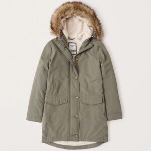 Abercrombie Sherpa Parka Jacket
